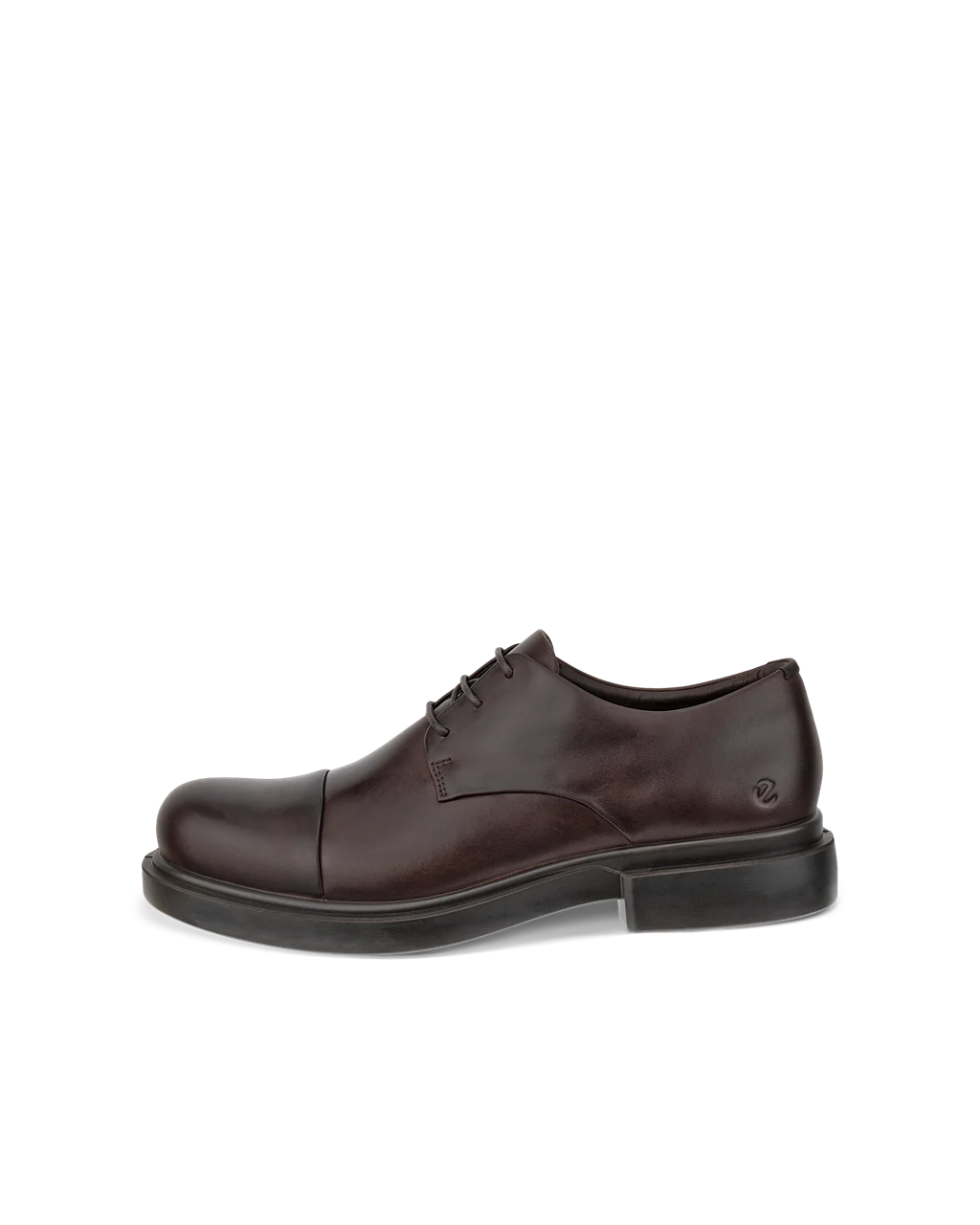 Men s ECCO Metropole Seoul Leather Derby Shoe Brown