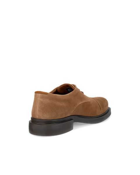 Men s ECCO Metropole Seoul Suede Derby Shoe Brown
