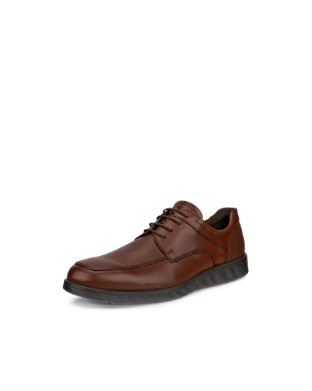 Men s ECCO S Lite Hybrid Leather Apron Derby Shoe Brown