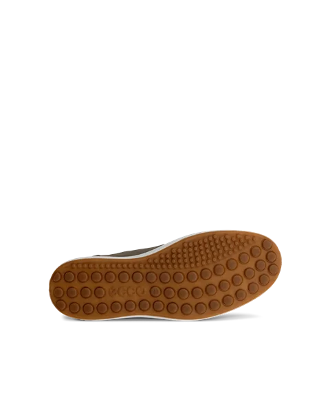 Men s ECCO Soft 7 Nubuck Trainer Green