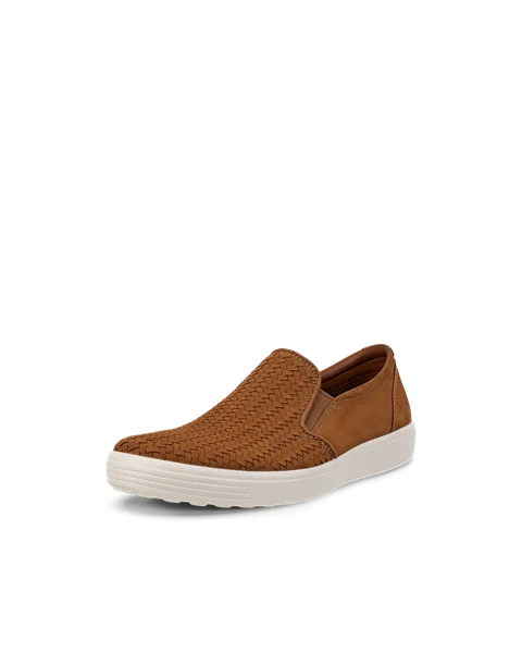 Ecco soft 1 mens brown deals