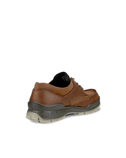 Men s ECCO Track 25 Leather Gore Tex Moc Toe Shoe Brown