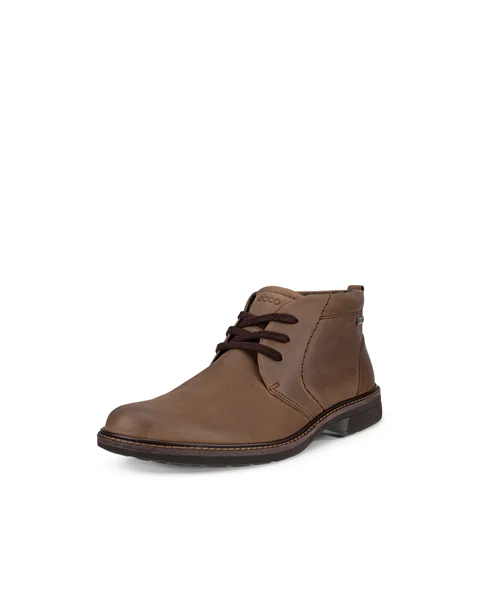 Men s ECCO Turn Nubuck Gore Tex Ankle Boot Brown
