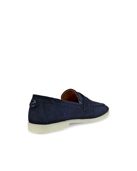 Ecco blue discount suede shoes