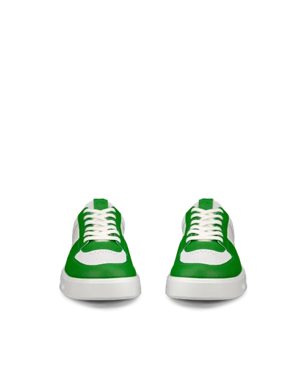 ECCO Street 720 Herren Ledersneaker mit Gore Tex Grun