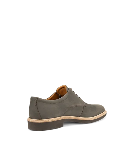 Men s ECCO Metropole London Nubuck Derby Shoe Grey