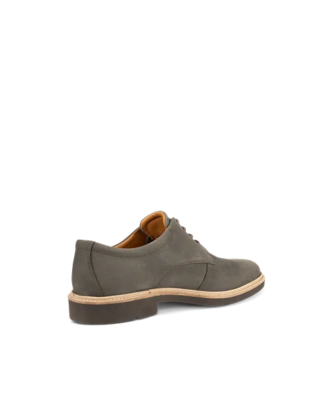 Men s ECCO Metropole London Nubuck Derby Shoe Grey