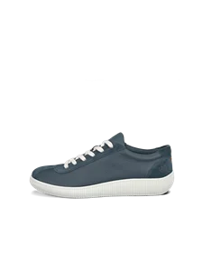 Ecco leather trainers clearance