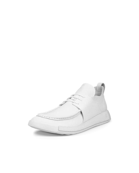 Ecco moc mens white clearance