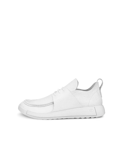 Ecco moc mens white clearance