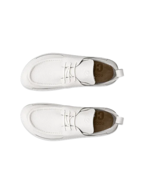 Ecco moc mens white clearance