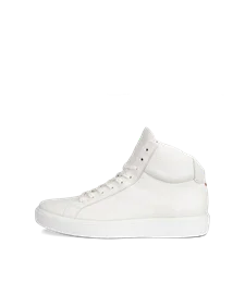 Ecco leather high top sneakers new arrivals