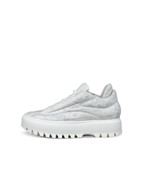 Men's ECCO® Street Ace Ral7000 Leather Trainer | White