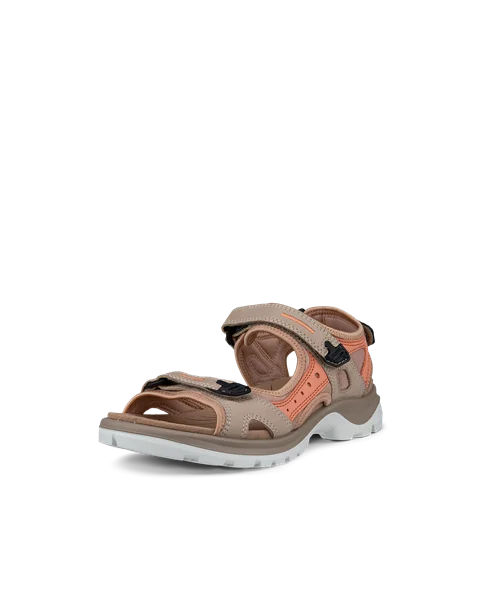 Women s ECCO Offroad Nubuck Hiking Sandal Beige