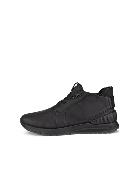 Men s ECCO Astir Nubuck Chukka Trainer Black