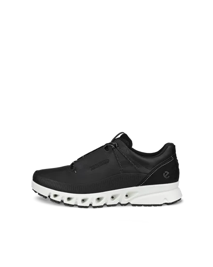 Men s ECCO Multi Vent Leather Gore Tex Shoe Black