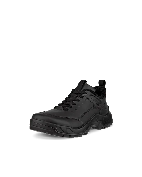 Men s ECCO Offroad Leather Waterproof Shoe Black