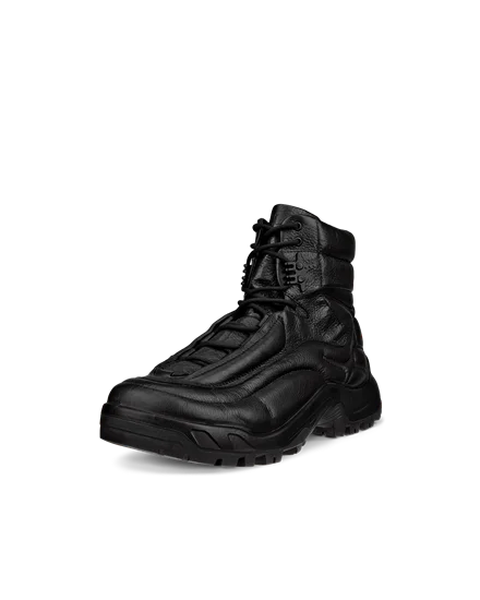 Men s ECCO Offroad Leather Outdoor Ankle Boot Black M