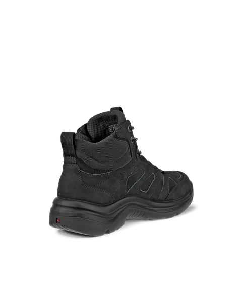 Women s ECCO Offroad Nubuck Waterproof Mid Cut Outdoor Boot Black