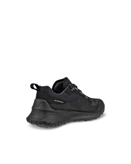 Men s ECCO ULT TRN Low Nubuck Waterproof Hiking Shoe Black