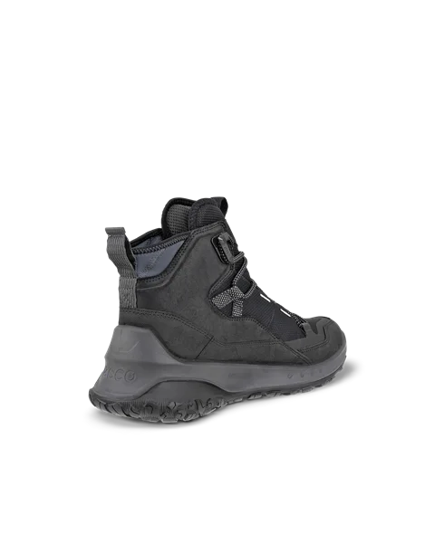Men s ECCO ULT TRN Mid Nubuck Waterproof Hiking Boot Black