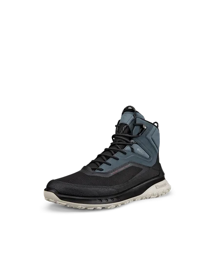 Men s ECCO ULT TRN Nubuck Waterproof Hiking Boot Black