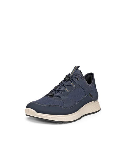 Men s ECCO Exostride Gore Tex Outdoor Trainer Blue