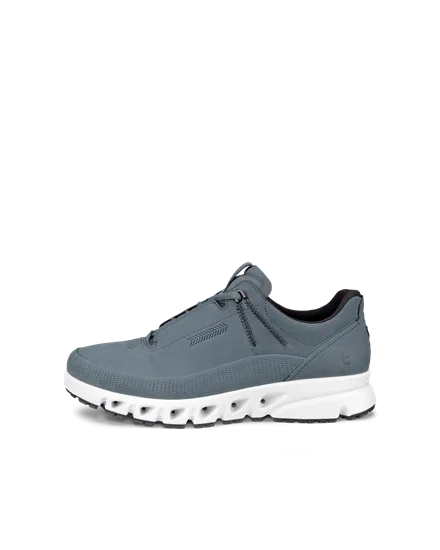 Men s ECCO Multi Vent Nubuck Gore Tex Shoe Blue