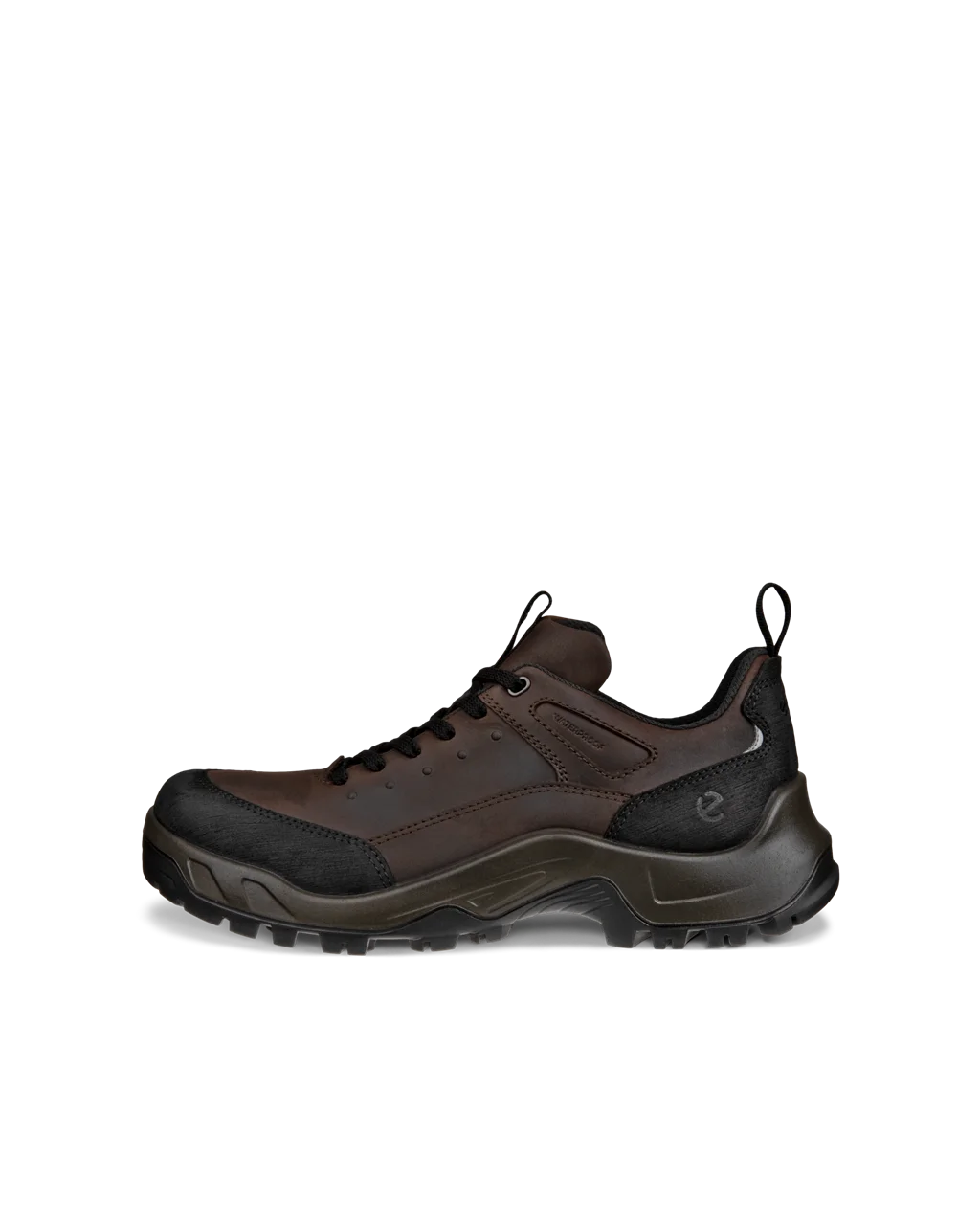 Men s ECCO Offroad Nubuck Waterproof Hiking Trainer Brown