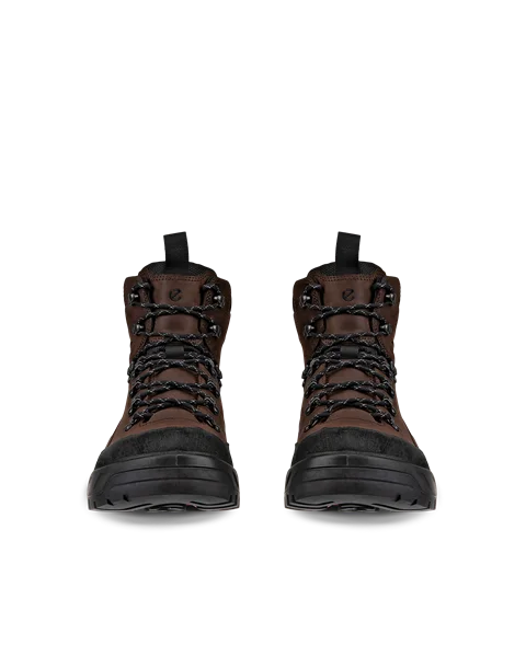 Men s ECCO Offroad Nubuck Waterproof Mid Cut Outdoor Boot Brown