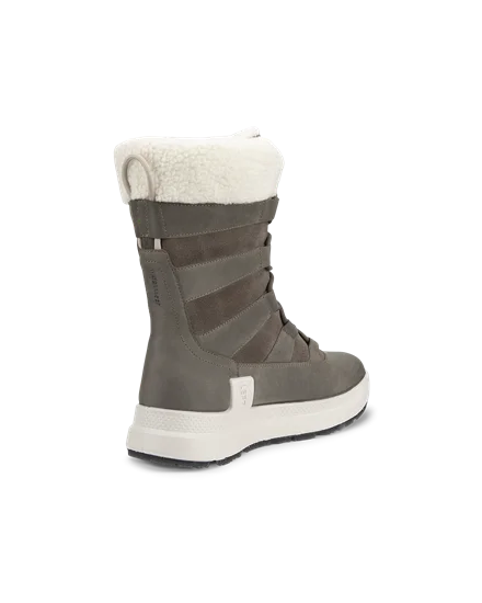 Women s ECCO Solice Nubuck Winter Boot Brown
