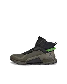 Men s ECCO Biom C Leather Outdoor Trainer Green