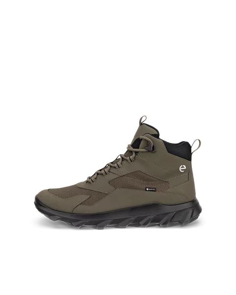 Men s ECCO MX Gore Tex High Top Outdoor Trainer Green