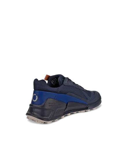 Men s ECCO Biom 2.1 X Country Textile Gore Tex Trail Running Shoe Navy