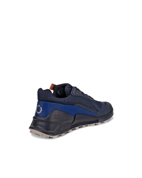 Men s ECCO Biom 2.1 X Country Textile Gore Tex Trail Running Shoe Navy