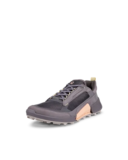 Women s ECCO Biom 2.1 X Mountain Nubuck Waterproof Hiking Trainer Purple