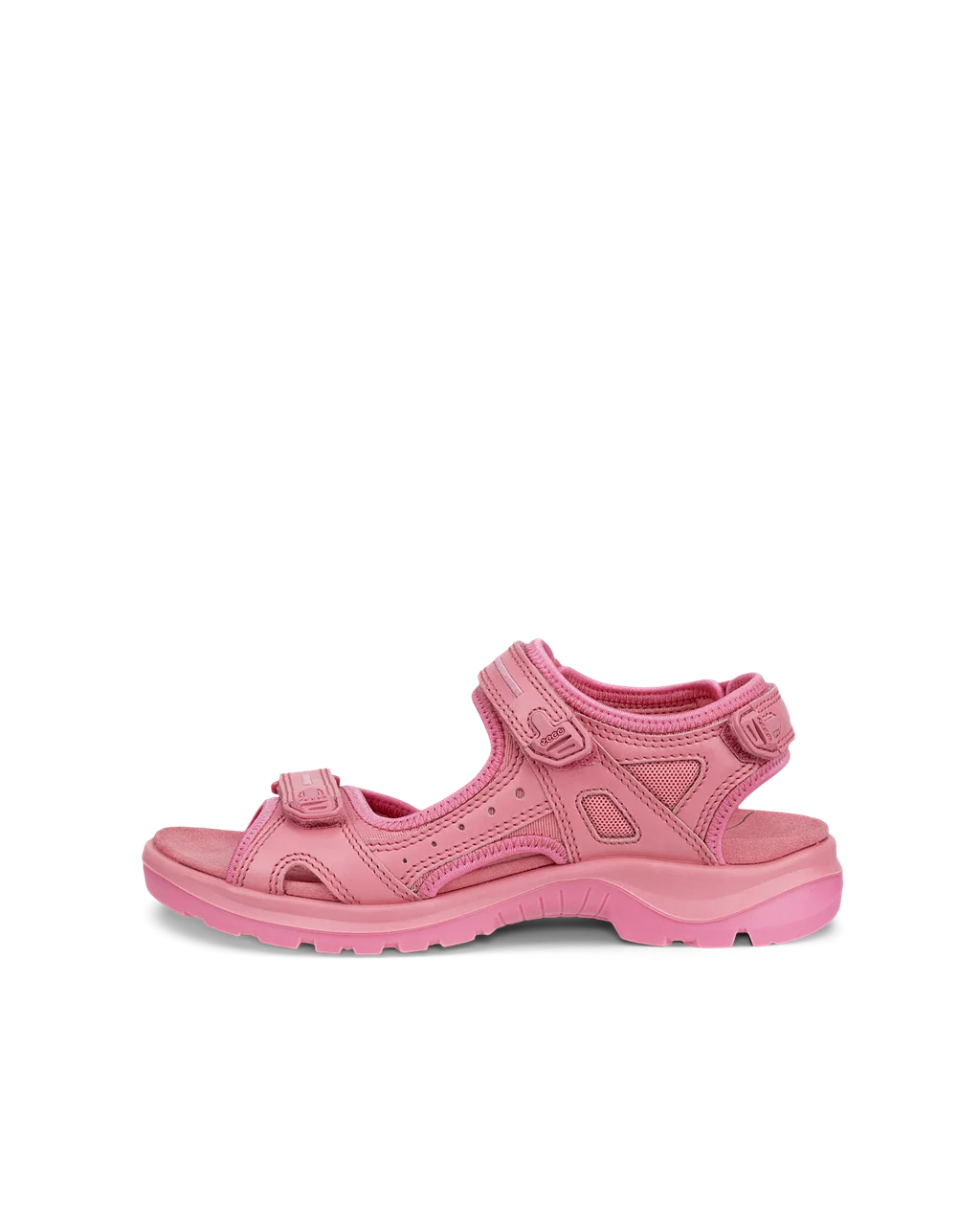 Women s ECCO Offroad Leather Hiking Sandal Pink