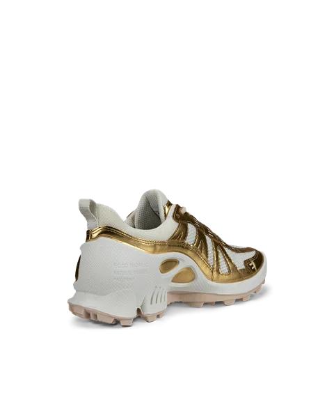 Women s ECCO Biom C Trail Leather Outdoor Trainer Yellow
