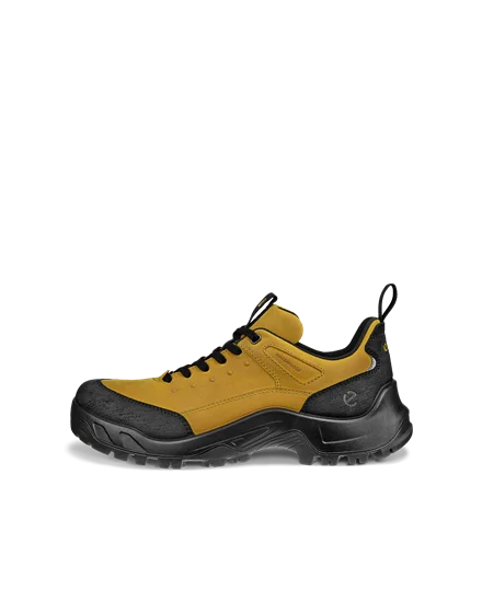 Men s ECCO Offroad Nubuck Waterproof Hiking Trainer Yellow