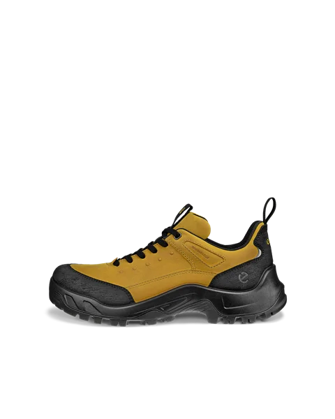 Men s ECCO Offroad Nubuck Waterproof Hiking Trainer Yellow