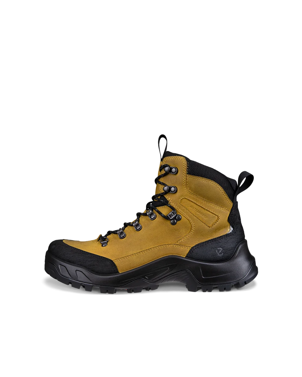 Men s ECCO Offroad Nubuck Waterproof Mid Cut Outdoor Boot Yellow