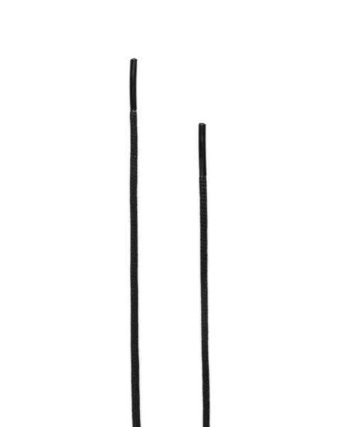 ECCO Round Laces Black