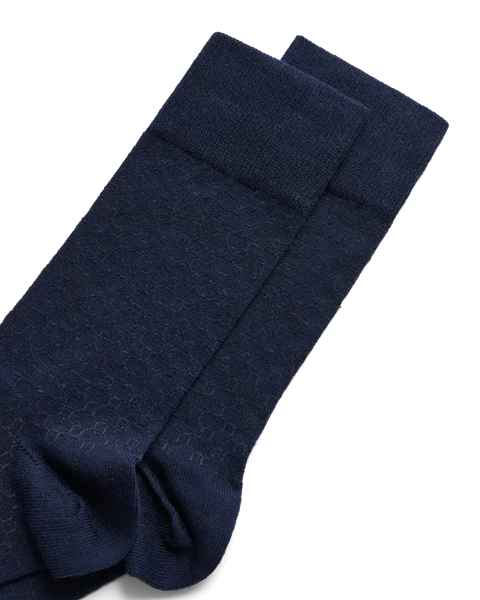 Ecco classic mens navy sales