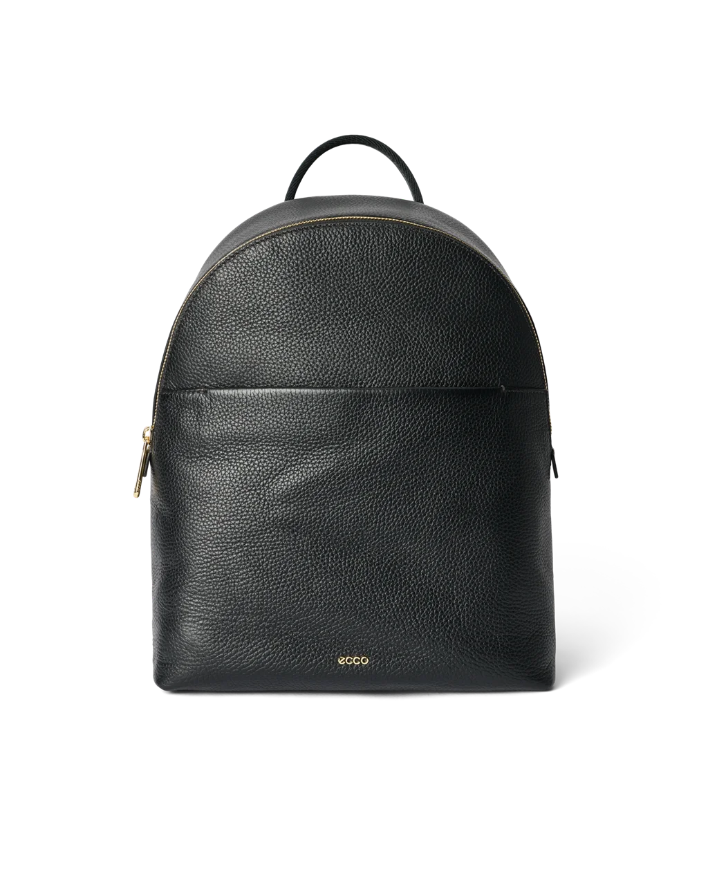 ECCO Round Pack Rucksack aus Leder Schwarz