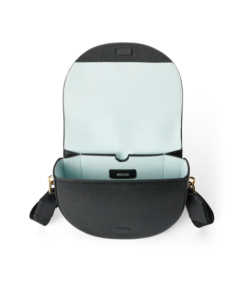ECCO Satteltasche aus Leder Schwarz