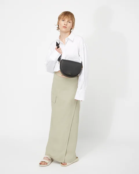Saddle bag in black discount